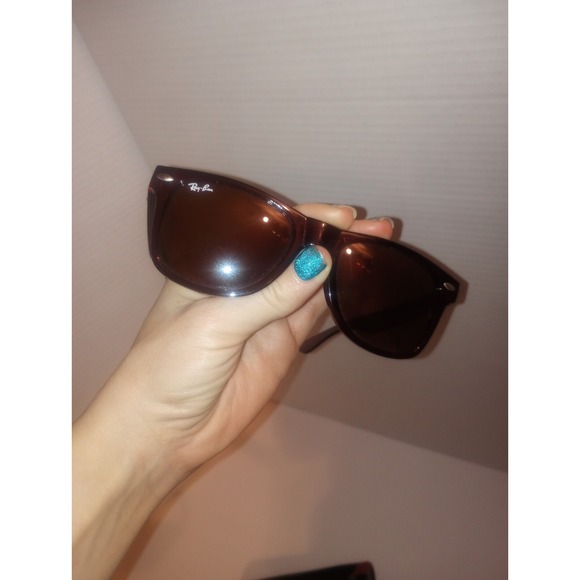 Ran Bans Wayfarer Original By‎ Luxottica RB 2140 901 54 22 Italy Unisex Uv - Picture 9 of 10